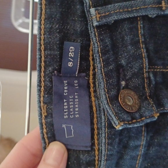 Levi's Straus capris size 8M , blue - Picture 3 of 3